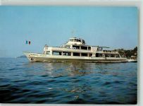 Motorschiff General Guisan auf dem Genfersee Binnenschiff Foto AK