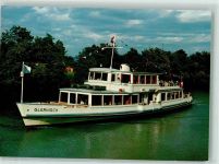 MS Glärnisch auf dem Zürichsee Binnenschiff Foto AK
