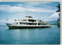 Lausanne Losanna MS Henry-Dunant Binnenschiff Foto AK