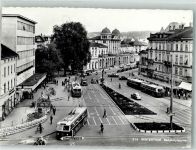 8400 Winterthur 1965 Foto AK Omnibus LKW Auto Bahnhofsplatz