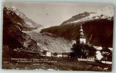 Aiguille du Chardonnet 1912 Foto AK Kirche