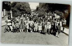 Kindergruppe Tracht Tracht Schweiz Foto AK