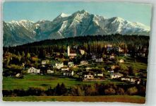 Flims 1964 Foto AK Waldhaus mit Piz Riein