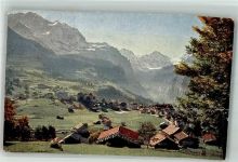 3823 Wengen 1928 Künstlerkarte