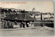 8000 Zürich Foto AK Alte Brücke Hochschulen