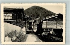 7278 Davos Monstein 1942 Foto AK Dorfpartie