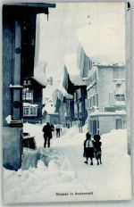 6490 Andermatt 1912 Winter Straße