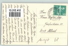 8914 Aeugst am Albis 1964 Foto AK Dorfstrasse