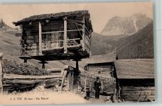 3961 St-Luc Foto AK Un Mazot Holzhaus