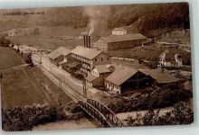 4253 Liesberg 1909 Foto AK Fabrik Bahnhof