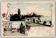 9320 Arbon 1902 Foto AK Kronenplatz Schloss