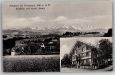 3416 Affoltern im Emmental 1928 Foto AK Hotel Löwen
