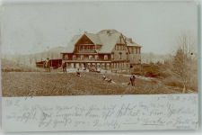 8376 Fischingen 1901 Foto AK Pension Ort handschriftlich