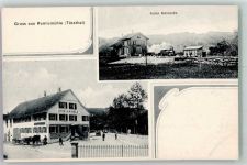 8487 Rämismühle Foto AK Bahnhof Gasthaus Remismühle