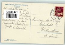 8800 Thalwil 1930 Foto AK Gasthaus Rebstock