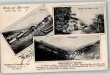 7026 Maladers 1911 Gebrauchsspuren Gasthaus Pension zur Post Schanfiggertal