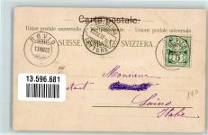 6821 Rovio 1902 Gebrauchsspuren Kurhaus Monte Generoso Lithographie