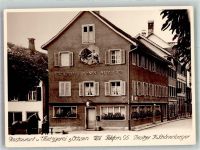 9500 Wil SG 1949 Foto AK Gasthaus und Metzgerei zum Ochsen