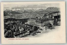 6213 Knutwil 1908 Foto AK Hotel Stahlbad