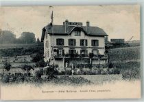2012 Auvernier 1906 Foto AK Hotel Bellevue Bahnpost Zug 1217