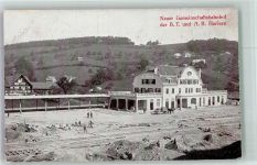 Herisau Neuer Gemeinschafts- Bahnhof der B.T. und A.B. Bahnhof Schweiz 1910 Foto AK