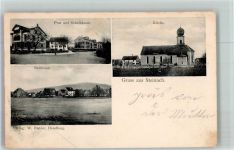 9323 Steinach 1903 Foto AK Postamt Schulhäuser Kirche bodensee