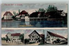 8592 Uttwil 1916 Foto AK Gasthaus Bahnhof Konditorei und Bäckerei Handlung Gasthaus zum Seehof