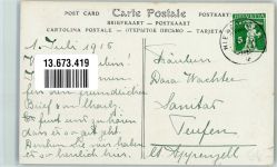 8610 Uster 1915 Foto AK Forschstrasse