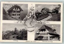 3619 Eriz Aussereriz 1928 Foto AK Schulhaus Kürze Gasthaus Losenegg Grus aus Eriz
