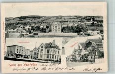 8570 Weinfelden 1901 Foto AK Teigwaren- Fabrik Wylerstrasse Bahnhof