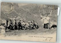 1922 Salvan 1906 Foto AK Bénédiction des Patres Segen der Hirten in den Bergen Ort lt. Stempel