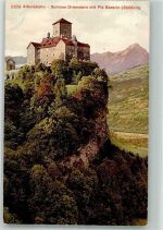 7411 Sils im Domleschg Foto AK Schloss Ortenstein Albulabahn