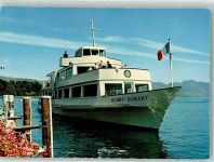 Motorschiff Henry Dunant auf dem Genfersee Binnenschiff Foto AK