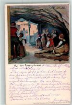 sign. Tobler Viktor Im Wildkirchli Aus dem Appenzellerland Motiv Schweiz 1918 Künstlerkarte