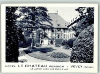 1800 Vevey Foto AK Hotel le Chateau Pension