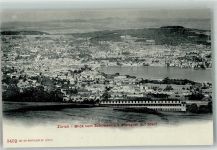 8000 Zürich Foto AK Blick vom Schützenhaus auf Stadt