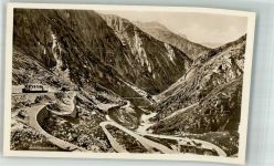 Schöllenen Foto AK Zahnradbahn Schöllenenbahn