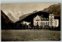 3800 Interlaken Foto AK Hotel Savoy Jungfrau