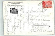 6356 Rigi Kaltbad 1954 Foto AK Gasthaus Bratöfeli -Terrasse Bellevue