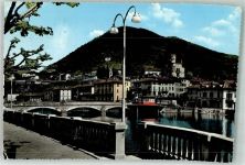 6988 Ponte Tresa 1960 Foto AK Lago di Lugano