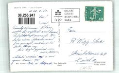 6988 Ponte Tresa 1960 Foto AK Lago di Lugano
