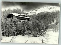 7514 Sils/Segl Maria 1961 Winter Pension Ferienheim Mira Margna Escher Wyss AG