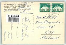 7537 Müstair Münster 1972 Foto AK Gasthaus Handlung Haus Balcun