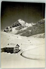 Julier Winter Gasthaus Berghaus Julier-Passhöhe