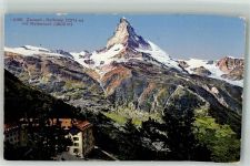 3920 Zermatt 1923 Foto AK Matterhorn Ryffelalp