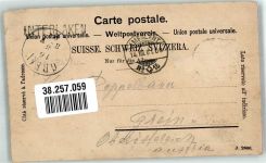 6000 Luzern Lucerne 1901 Foto AK Seebrücke Schweizhofquai Bahnpost Zug 09 Nr. 15