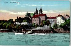 4000 Basel Bâle 1910 Foto AK Rheinschifffahrt Münster
