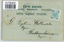 3052 Zollikofen 1902 BOAKC Bahnhof Molkerei Lithographie