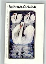 Gruppe 12 Lebensstufen Nr. III Die Jungfrau Jugendstil Stollwerck Schokolade 1900 BOAKC