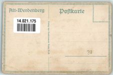 9470 Werdenberg Gebrauchsspuren Künstlerkarte sign. Kunz